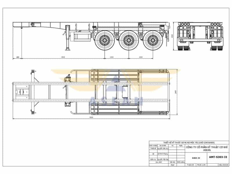 30 ft semi trailer