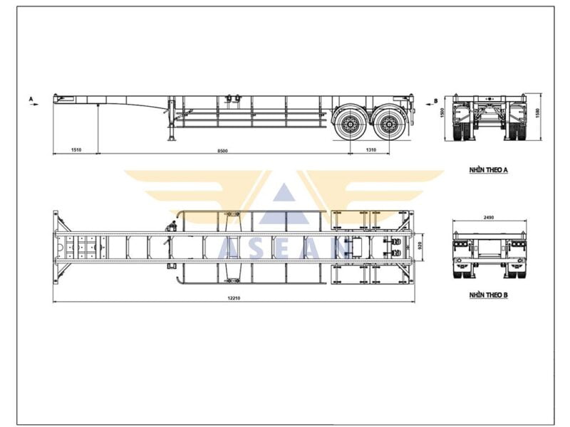 40 feet trailer for sale