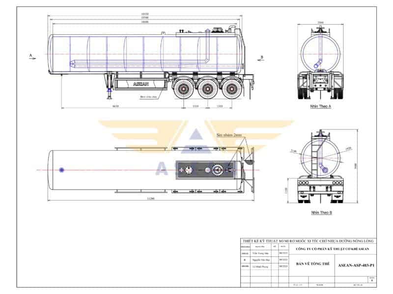 asphalt tanker trailer