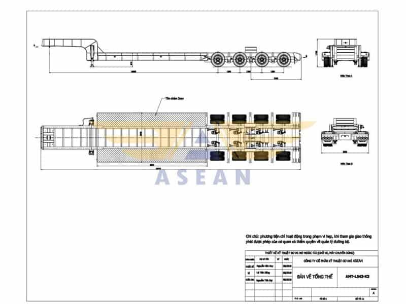 lowboy trailer axles